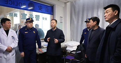 【医院动态】市领导到我院视察消防安全工作